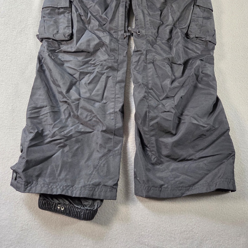 Sims Snowboard Pants Womens Small Black Ski Snow Cargo Vented - Picture 2 of 9